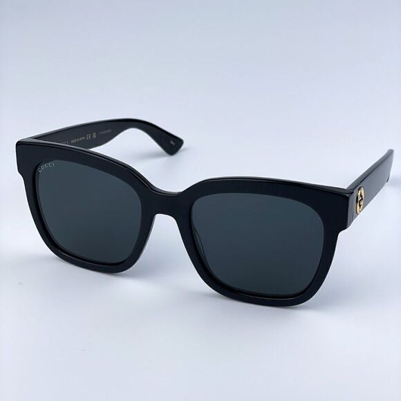 NEW GUCCI GG0034SN 001 Black Grey Women Sunglasses main image 8